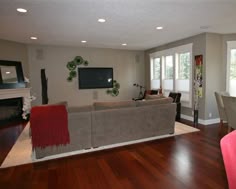 New Trim Work With Brazilian Cherry Floor Love The Wall Color For Family Room Brazilian Cherry Wood Floors Design Pictures Remodel Decor And Ideas