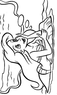 Mermaid Disney Coloring Pages