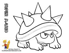 mairo coloring pages