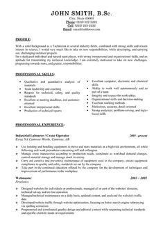 23 best trades resume templates samples images sample resume