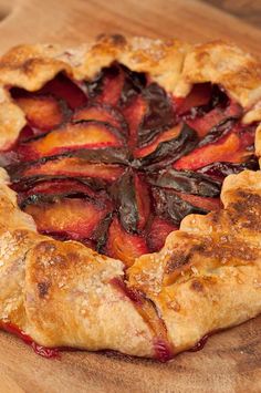 Flaky Pastry Dough And Fresh Black Plums Combine To Make A Delicious Rustic Dessert Thats Flaky Pastry Dough And Fresh Black Plums Combine To Make A Delicious Rustic Dessert Thats