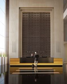 hotel receptionist desk