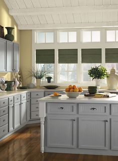 59 Best Grey Yellow Kitchen Images Diy Ideas For Home Windows Gorgeous Gray Kitchen With A Splash Of Yellow Bm Storm On Cabinets Af 700 Amulet