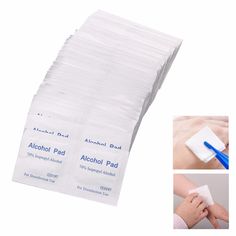 shewt 100PCS Mini Disposable Wipes 70 Isopropyl Alcohol Antibacterial Wet Tissue Portable Wet Wipes for Self-driving Travel 5 3cm