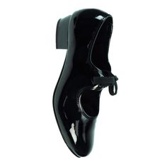 Medium Black Roch Valley Womens Low Heel PU Tap Shoes
