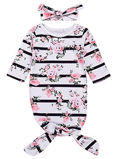 Sfuzwg Infant Baby Boy Girl Kapuzenpullover Hosen Stirnband 3PCS Sets mit Pocket Toddle Floral Sweatshirt