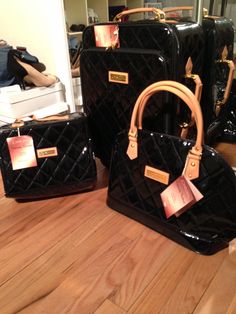 41 Best Joy Iman Images On Pinterest Bailarinas De Moda Bolsas Joy Iman 4 Piece Quilted Luggage Set From Hsn Http Www