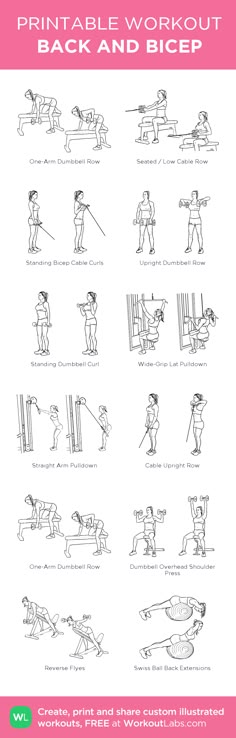 ejercicios en el gym para brazos y espalda