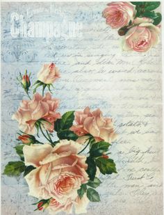 Rice Paper 33x49cm Garland /& Flowers for Decoupage Craft