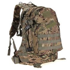 MILITAIRE 60 L grade tactique sac à dos Sac à dos Noir Randonnée Outdoor Travel 3P Big