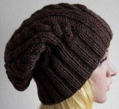 Jersey Slouchy Largo Beanie Sombrero Invierno Holgado Ajuste Elástico Unisex Loose Fit Sombreros
