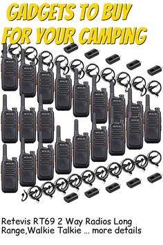 Walkie Talkies for Adults Kids 2 Pack Two-Way Radios Rechargeable Handheld Talkies with Earpiece 16-Channel UHF 400-470MHz for Family Home Cruise Ship Camping Hiking