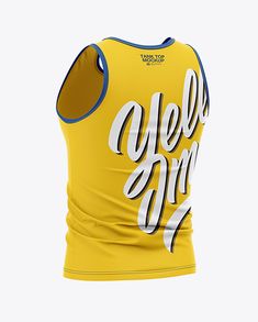Download Download PSD Free PSD Mockup Mens Jersey Tank Top Mockup ...