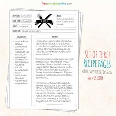 online recipe card maker beautify and unify printables vintage