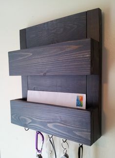 33 Best Mail And Key Holder Images On Pinterest Organizers Mail And Key Rack Two Pocket Organizer By Cedaroaks 53 00 Etsy