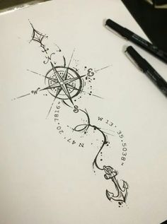Incorporated Into A Tattoo Of Mom And Dads View The Coordinates