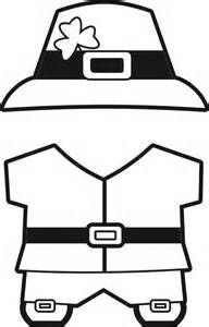 template of a leprechaun