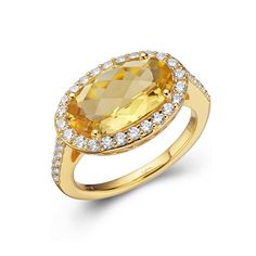 Gemstone Ring-Citrine Oval Ring-Natural Citrine Ring-Solid Silver Ring-Valentines Day Gift-Silver Citrine Ring-Gift For Her-Engagement Ring