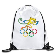Mr.Polar Bear Drawstring Backpack Rucksack Shoulder Bags Training Gym Sack For Man And Women