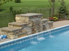 swimming pool waterfalls water spouts and water features click or dial to enhance your inground swimming pool - Swimming Pools With Waterfalls swimming pool waterfalls water spouts and water features click or dial to enhance your inground swimming pool - Swimming Pools With Waterfalls