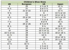 youth shoe size chart you select is us girl for eur or uk size girls shoe size conversion