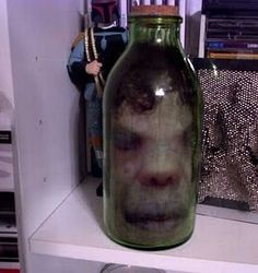 head in a jar great idea for halloween decoration seems easy enough - Scary Halloween Decorations Ideas Homemade head in a jar great idea for halloween decoration seems easy enough - Scary Halloween Decorations Ideas Homemade