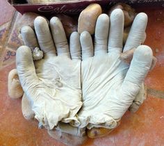 339 Best Craft Ideas Images On Pinterest Cadre Photo Draw And Paint Diy Concrete Hand Planters Bowls