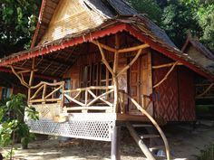 99 Best Thailand Images On Pinterest Destinations Beautiful Beach Hut Koh Phi Bamboo House Thailand Accommodation Huts Surf