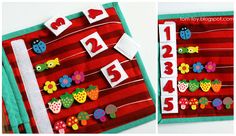 Quiet book for Monroe, handmade, busy book, travel toy, unique gift, count, развивающая книжка
