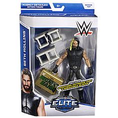 WWE Elite Mattel 2015 Seth Rollins Money in the Bank Figure Combat NEUF