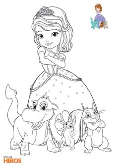 coloriages sofia la princesse et tous ses petits animaux de compagnie coloring sheetsadult - Sofia Colouring Book coloriages sofia la princesse et tous ses petits animaux de compagnie coloring sheetsadult - Sofia Colouring Book