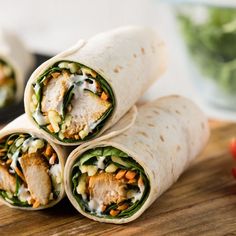 Wrap Poulet Et Crudites Recette Recettes De Poulet En Papillottes Recette Wrap Poulet Recette Wrap