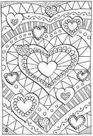 Detailed Hard 12 Hearts Coloring Pages Free Online Printable Sheets For Kids Get The Latest