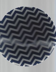 Jonathan Adler Happy Chic Set of 4 Melamine Blue Chevron Dishes 9 ... Jonathan Adler Happy Chic Set of 4 Melamine Blue Chevron Dishes 9 ...
