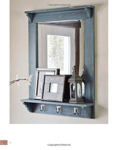 Cortland Hallway Mudroom Entry Wall Shelf W Hooks I Need This Asap Another View Of The Hallway Mirror With Hooks Down Below