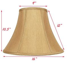 White 7 x 20 x 12.5 Royal Designs DBS-706-20WH Series Empire Lamp Shade