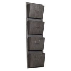 amazon com metal wall mount 2 tier magazine holder chart holders for medical offices