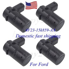 4x Reverse Backup PDC Parking Sensors For Ford F150 F250 4F23-15K859-AA US stock