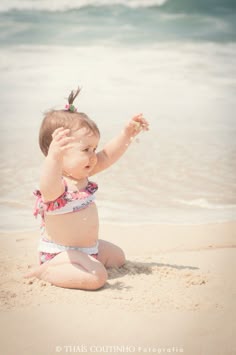 107 Best Beach Babies Images On Pinterest Newborn Pictures Infant Baby Enjoying The Beach Photography Babies Newbornphotography Ocean
