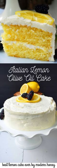 Italian Lemon Olive Oil Cake With Vanilla Cream Cheese Frosting Is The Best Italian Lemon Olive Oil Cake With Vanilla Cream Cheese Frosting Is The Best