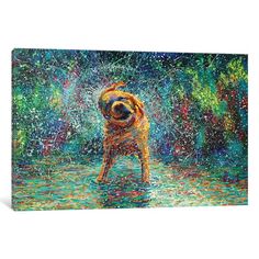 iCanvasART No Stops in Freemont Canvas Print by Iris Scott 26 x 26