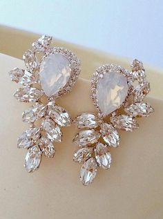Lujo XXL orejas clips aretes parís pendiente cristal Chandelier 12 cm