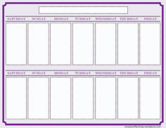 blank weekly calendars printable calendar template printable