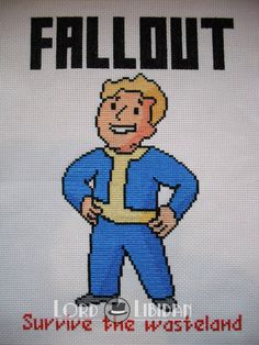 Fallout Pixel Art Grid - FREE DOWNLOAD