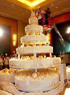Expensive Wedding Cakes For The Ceremony Big Fancy Wedding Cakes