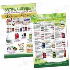 young living 100 flyers starter kit handout sharing tool flyers for young living