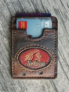 HOT! CHICAGO CUBS logo Men/'s Wallet Black Leather Custom