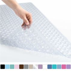 Carol Wright Gifts Textured Bath Mat Purple Color Purple