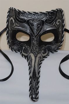 Metallic Red Devil Masquerade Maschera Veneziana HALLOWEEN Maschio Da Uomo mascherato Ball