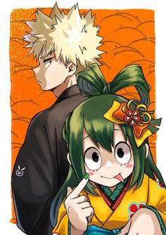 Resultado de imagen para bakugou x tsuyu